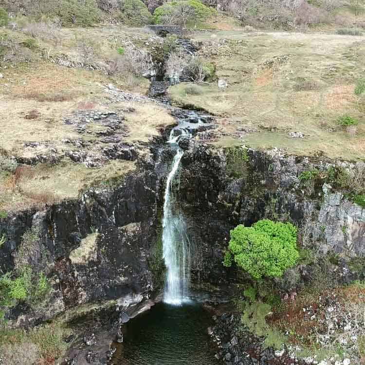 Eas Fors is a collection of waterfalls in Scotland