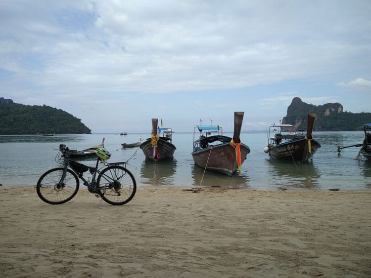 Photo shooting and relaxing in Phi Phi Island, Thailand.