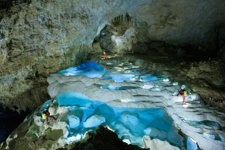 Explore the network of caves on the Amami Archipelego. 