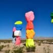 Seven Magic Mountain art installation in Las Vegas