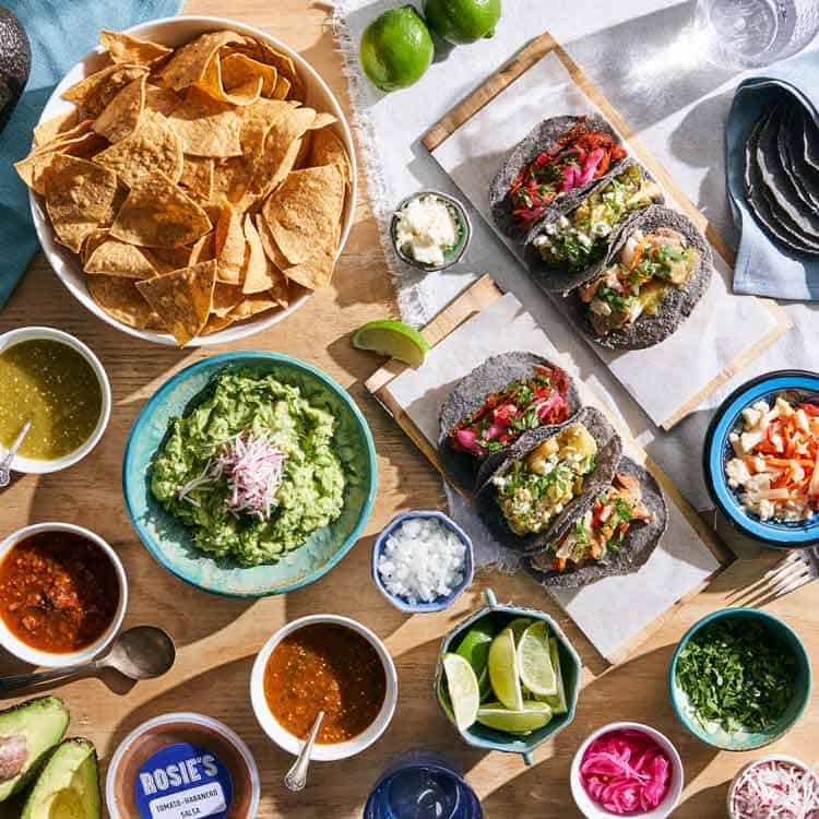 Get a Cinco de Mayo spread from Rosie's. Photo courtesy of Baldor Specialty Food