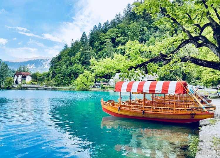 Lake Bled Slovenia is a must when you tour the Balkans