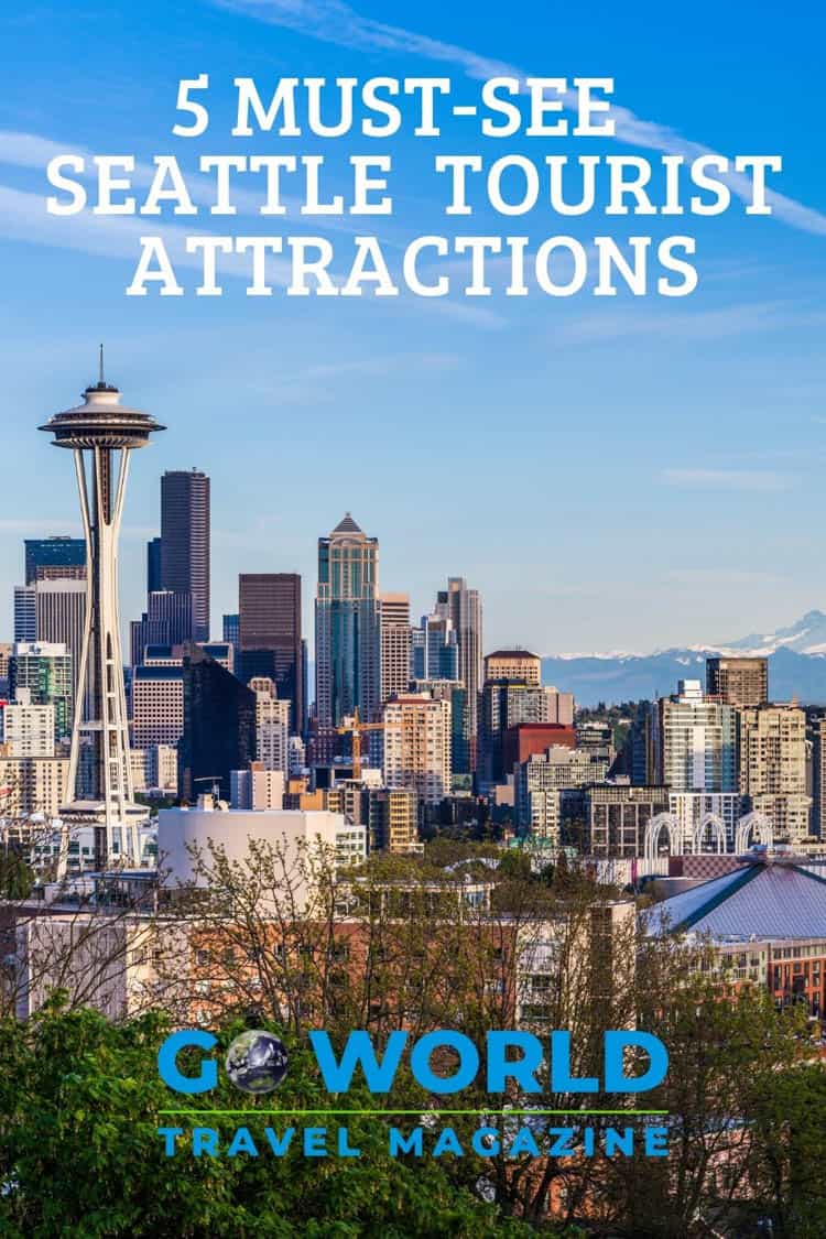 Top Attractions in Seattle: To see or not to see? That is often the question with popular tourist attractions. Here are five of the best tourist attractions in Seattle.  #seattletravel #seattlevacation #attractionsinseattle #seattleholiday