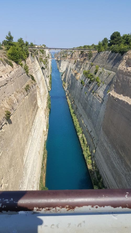 Corinith Canal in Greece. Photo by Gaverides