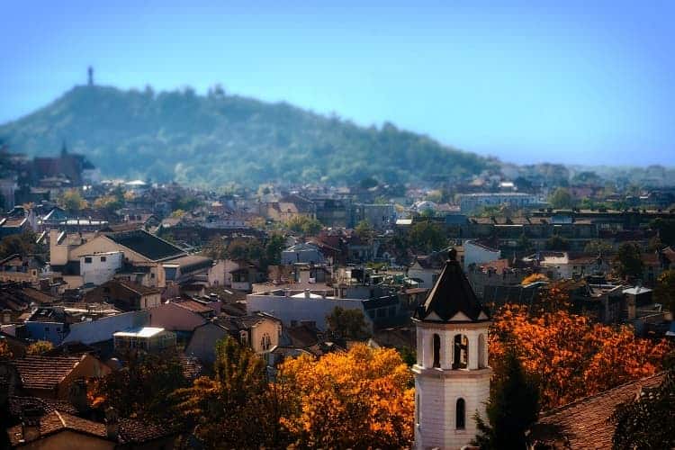 The ancient ruins of Plovdiv, Bulgaria