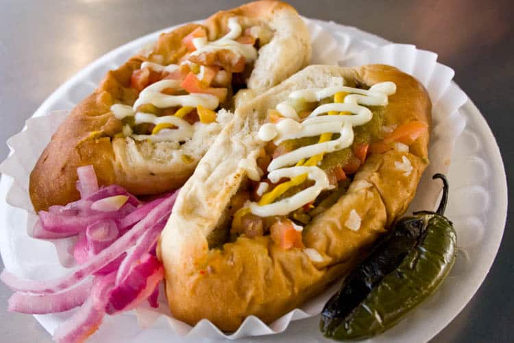 Tucson Cuisine includes the Sonoran Hotdog
