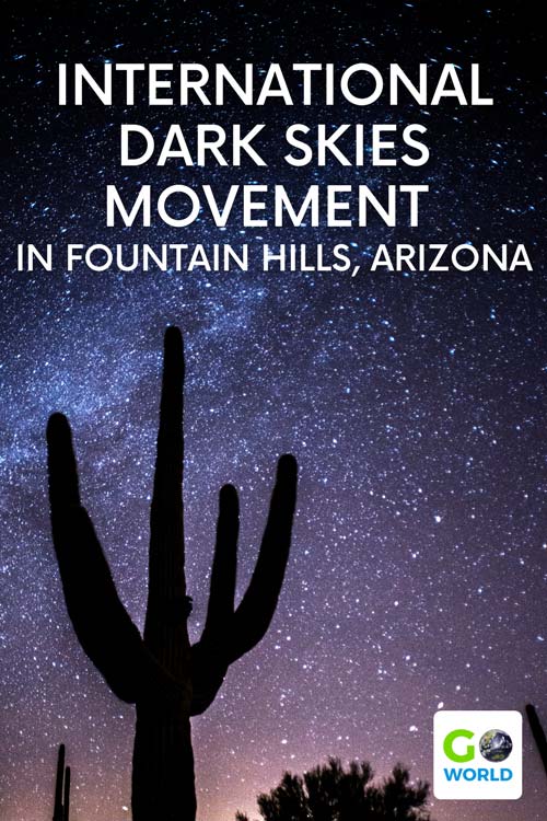 Light pollution, skyglow and industry are some of the many factors that most people on the planet can barely see any stars each night. The International Dark Sky Movement is working to change that in Fountain Hills, Arizona.