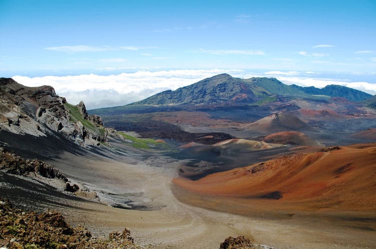 Haleakala landscape on the island of Maui
