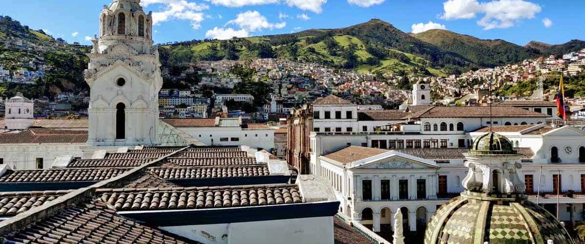 City of Quito in Ecuador