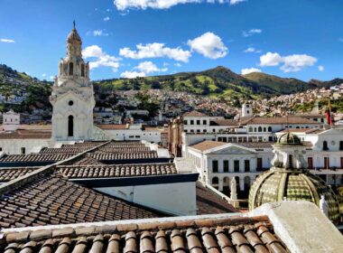 City of Quito in Ecuador