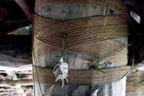 The Makings of a Traditional House on Island of Yap - Travel Micronesia