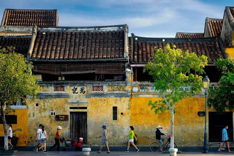 Streets of Hoi An in Vietnam