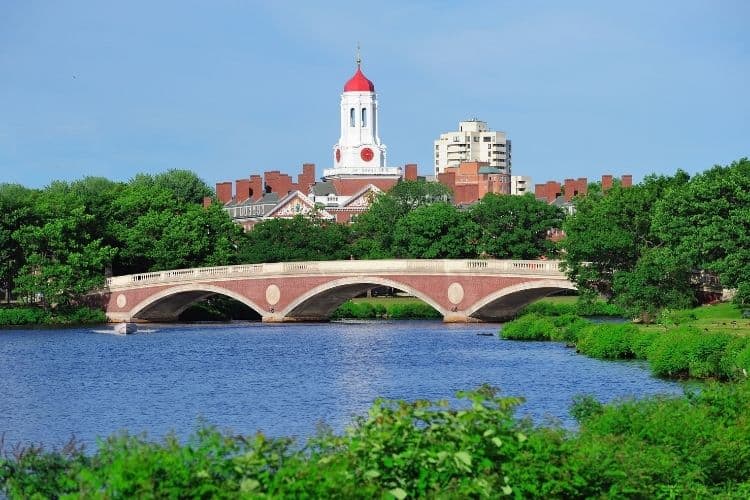 John Weeks Memorial Bridge crossing the Charles River