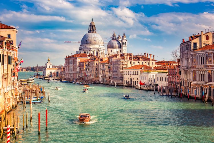 The Grand Canal in Venice.