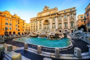 The Trevi Fountain in Rome is just one of many spectacular sights in Italy. Image by Xantana from Getty Images Pro via Canva