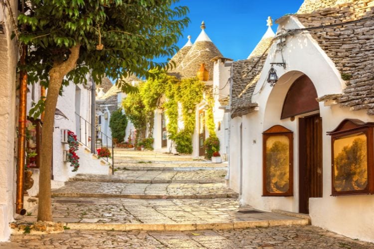 Unique Trulli houses in Alberobello, Puglia