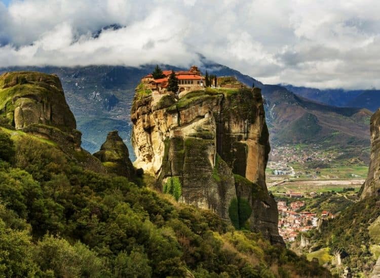 The amazing monasteries in Meteora Greece are a must-see when you tour the Balkans