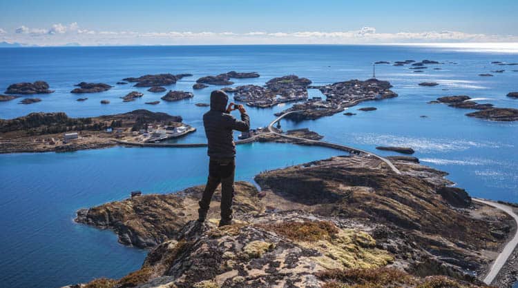 Hiking opportunities in Norway wherever you look (Henningsvaer)