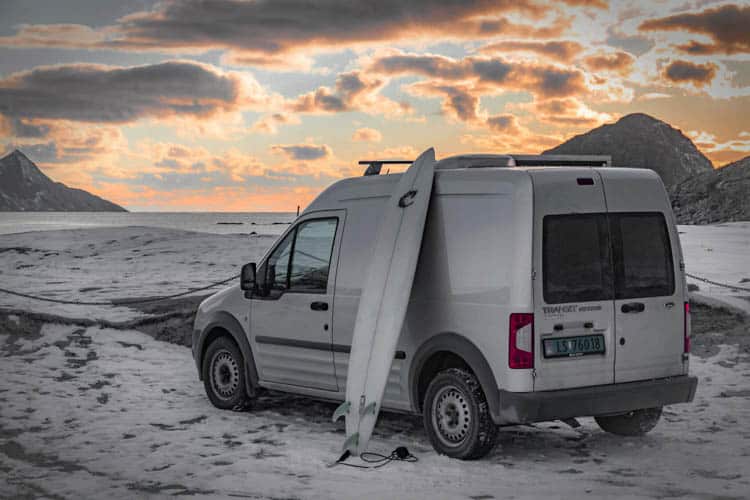 Plenty of great surfing spot along the whole Norwegian coast.