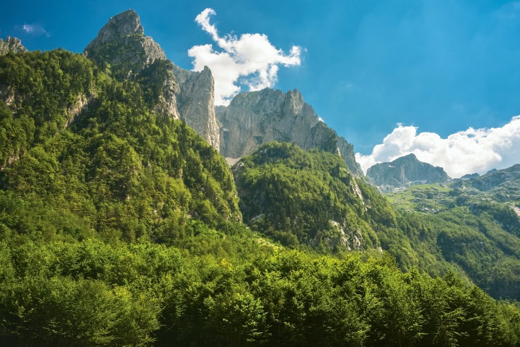 Prokletije mountain range