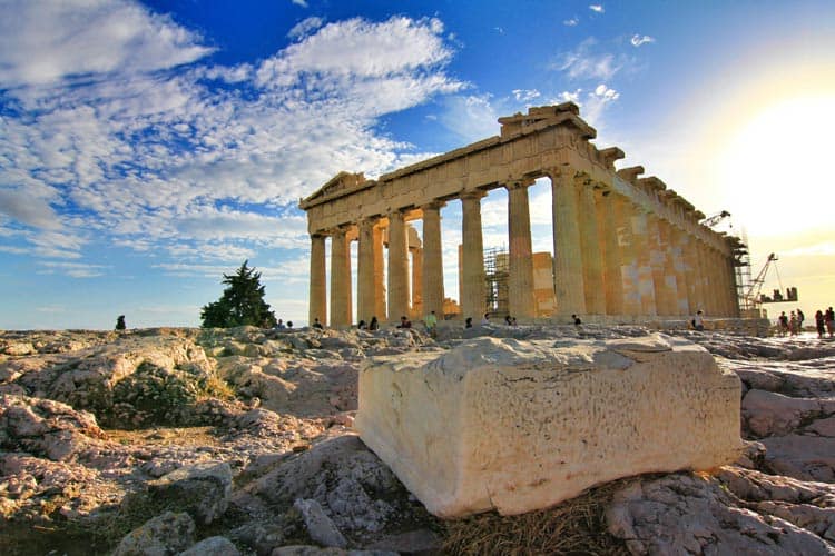 Парфенон та інші руїни в Афінах, Греція
