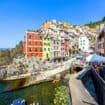 The coast of Cinque Terre in Italy