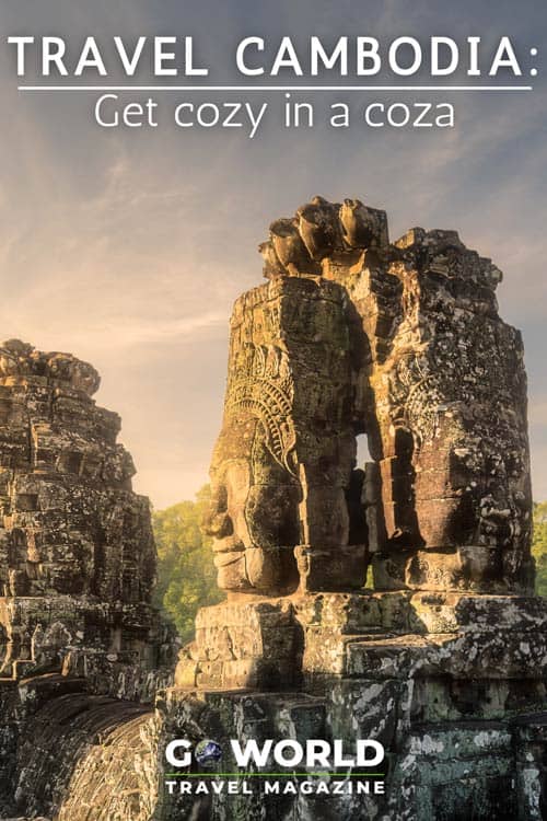 Siem Reap, Cambodia, has just about everything, including the famous Angkor Wat temple site. However, being under the sun all day can wear you down, so be sure to find yourself a coza.