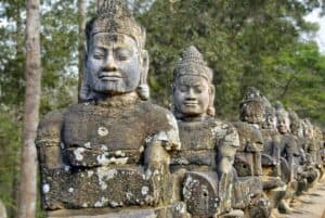 Travel to Cambodia and see Siem Reap.