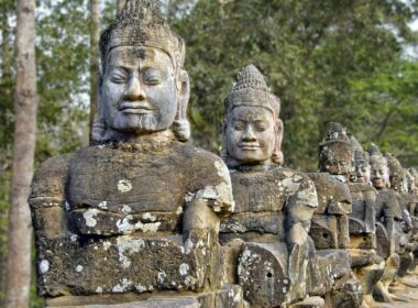 Travel to Cambodia and see Siem Reap.