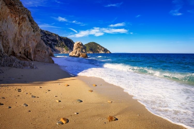 Beautiful Sansone Beach in Tuscany