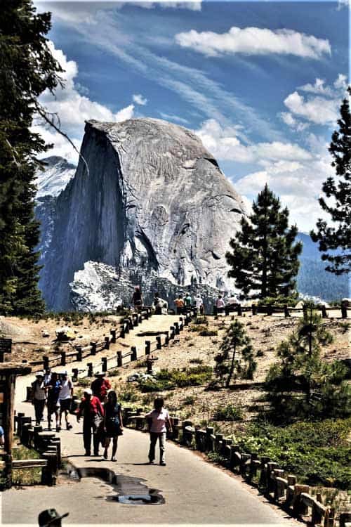 Glacier Point's view of the famous Half-Dome in California's Yosemite National Park is breathtakingly beautiful. Photo by Pneison/Dreamstime.com