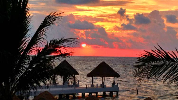 Riviera Maya Mexico Sunset 