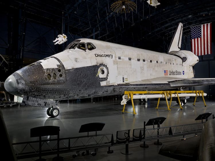 5 Reasons to Visit the Kennedy Space Center: Space Shuttle Discovery Courtesy of the Smithsonian #Discovery #SpaceShuttle #Astronaut #Space