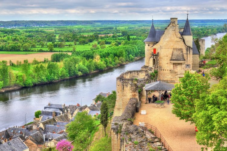 Chateau de Chinon in the Loire Valley.