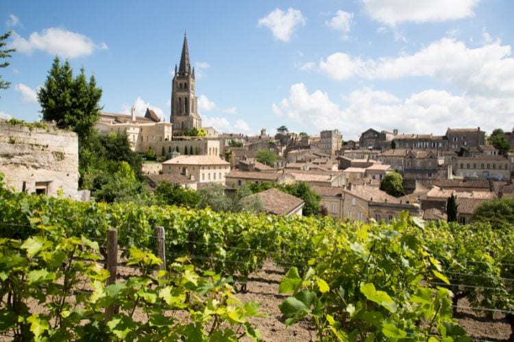 Saint Emillion village in Bordeaux