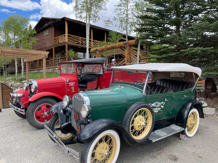 The historic Grand Lake Lodge in Grand Lake, Colorado. Photo by Janna Graber