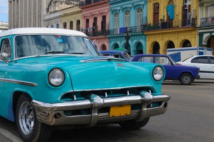 Havana Cuba vinatge car