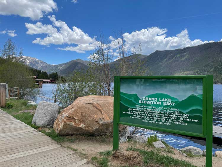 A beautiful summer day at Grand Lake