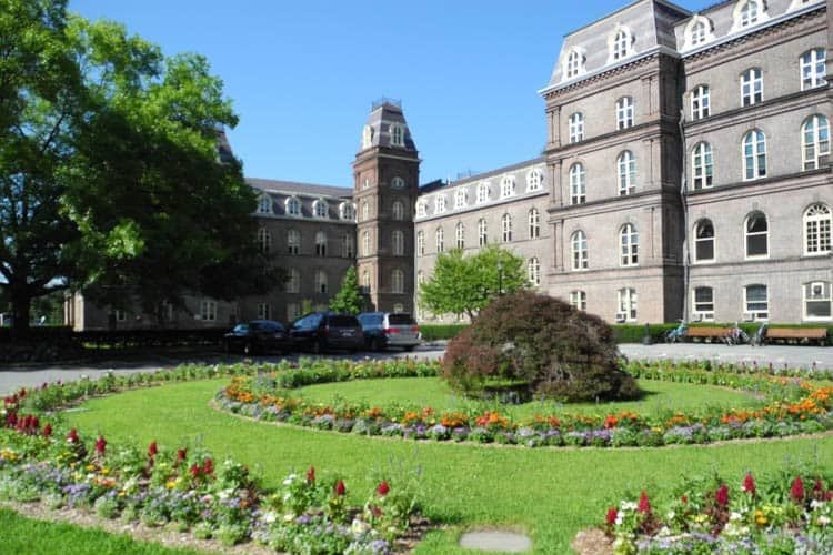 Vassar College campus in Poughkeepsie