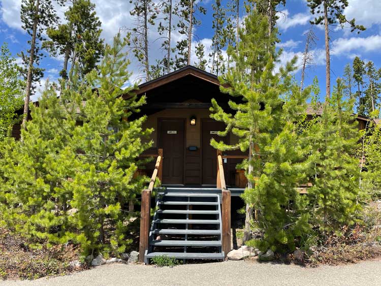 Our cozy cabin at Grand Lake Lodge. Photo by Janna Graber