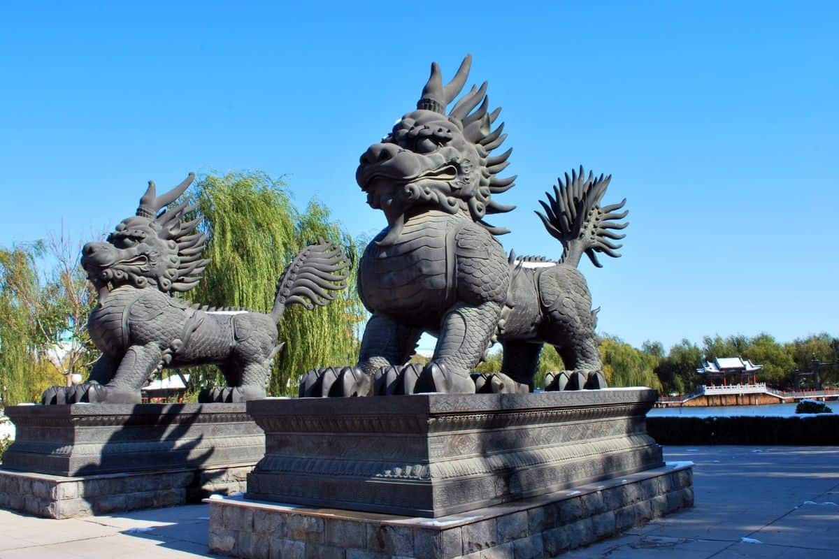 Baoji China lions