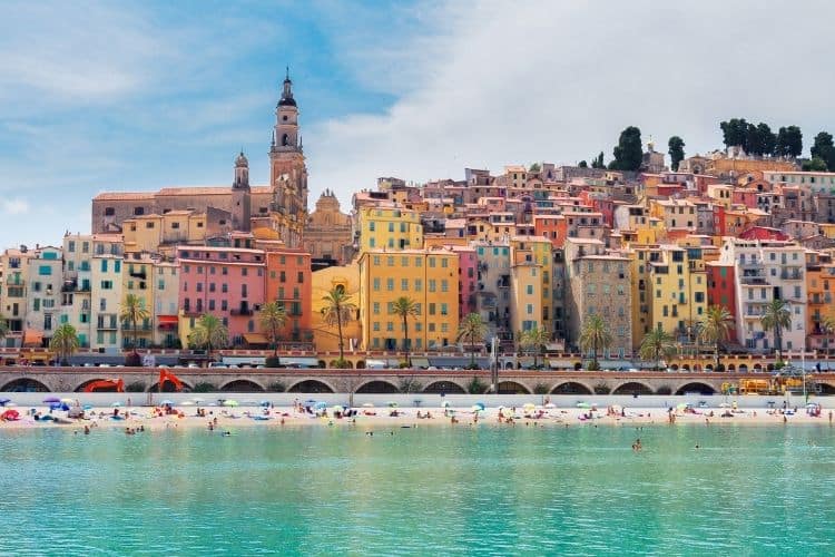 French Riviera Beaches Menton 