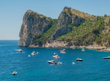 Ieranto bay travel in Italy