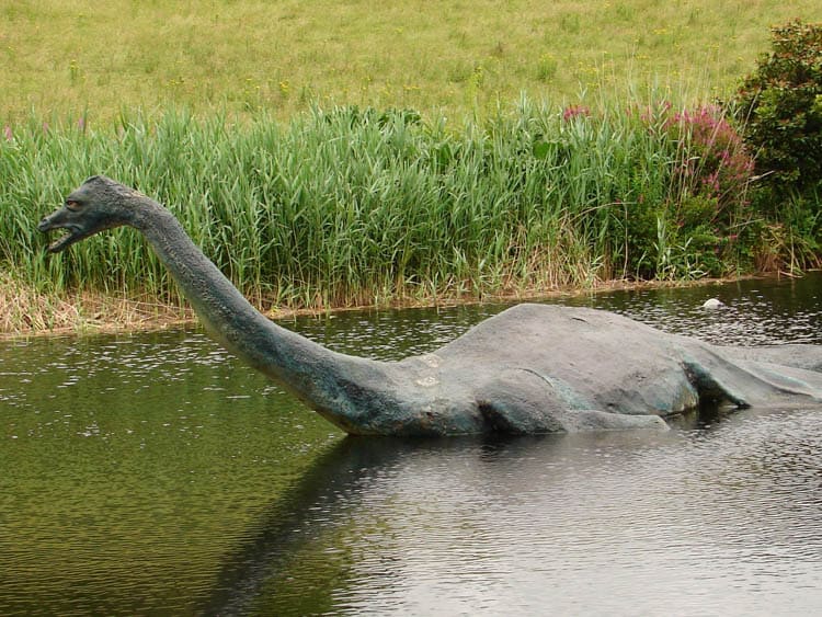 Nessie as displayed at the Loch Ness Exhibition Centre