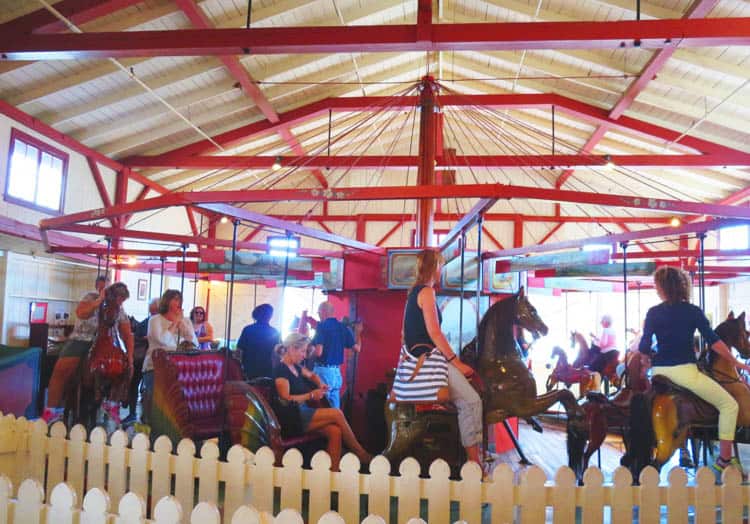 Day trip to Martha's Vineyard The oldest still-working Platform Carousel in the country. 