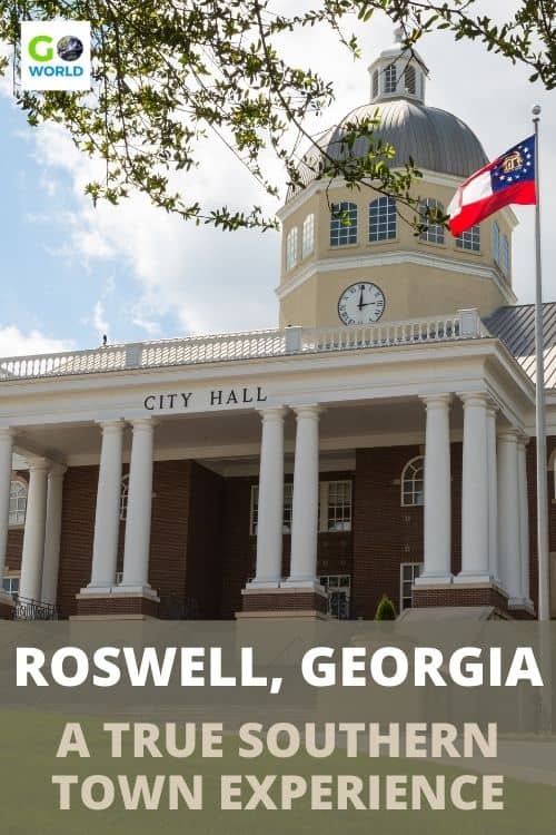 Visit downtown Roswell, Georgia for a true Southern experience. Here are things to do and see, where to stay and where to eat in Roswell, GA. #GeorgiaUSA #SouthernUSA #Roswellgeorgia