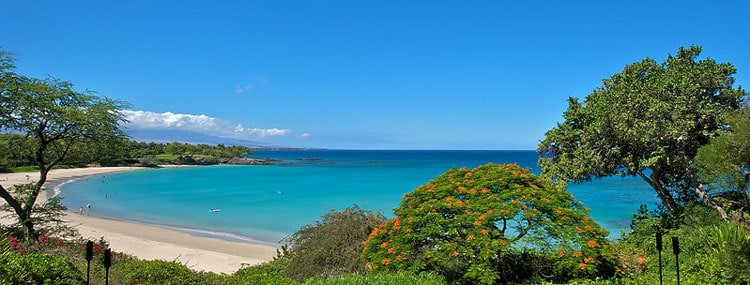 Beach view from Kauai resort