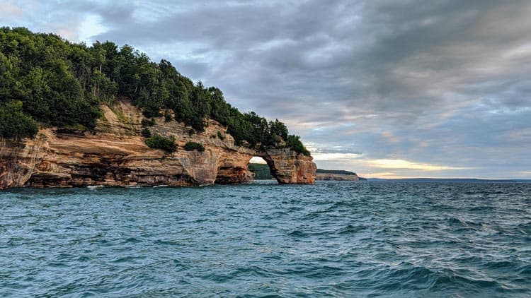 View of Pictured Rocks