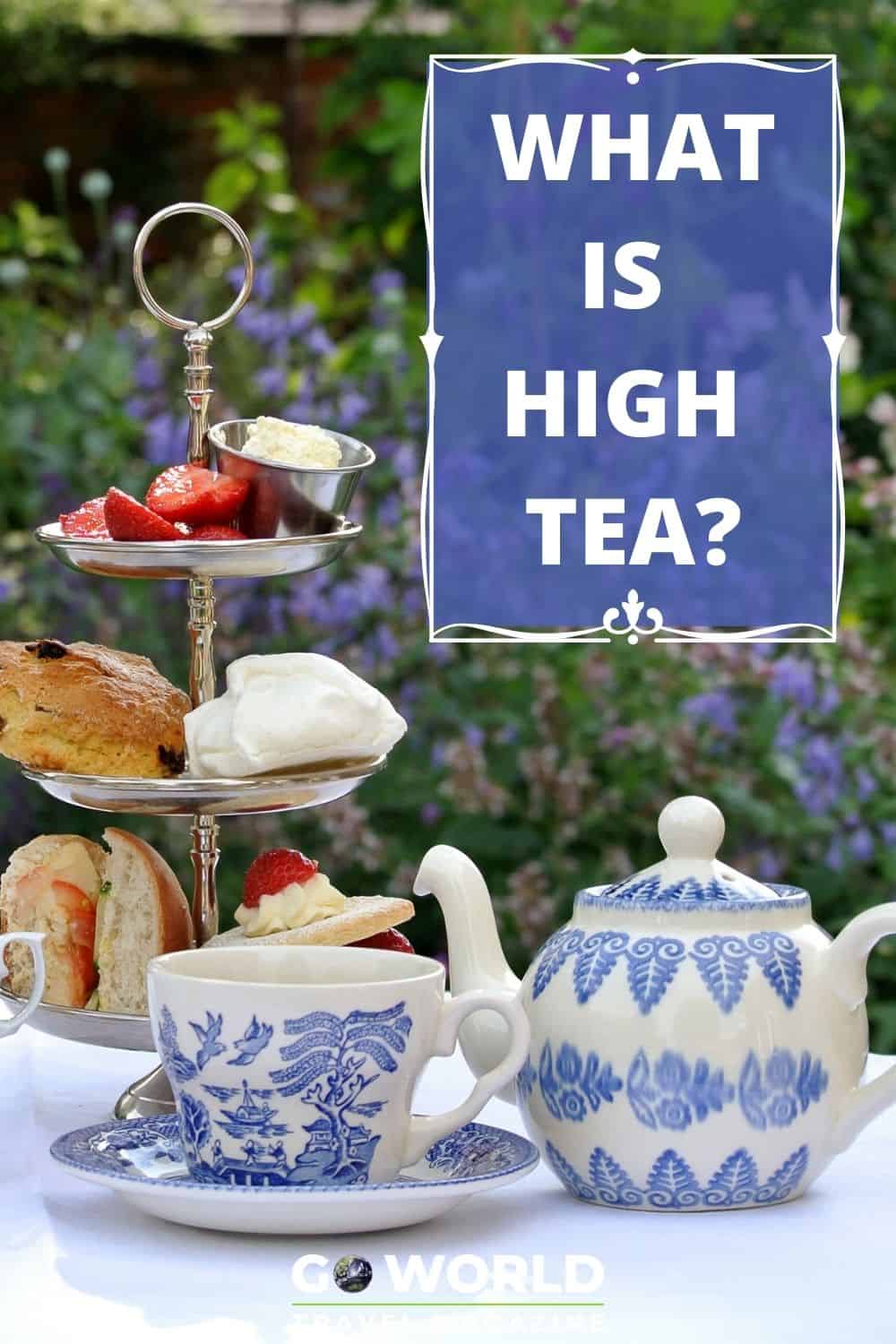 What is high tea exactly? A tea loving Brit explains the nuances of tea drinking and tea eating. Yes, tea can also be eaten. #englishteas #creamtea