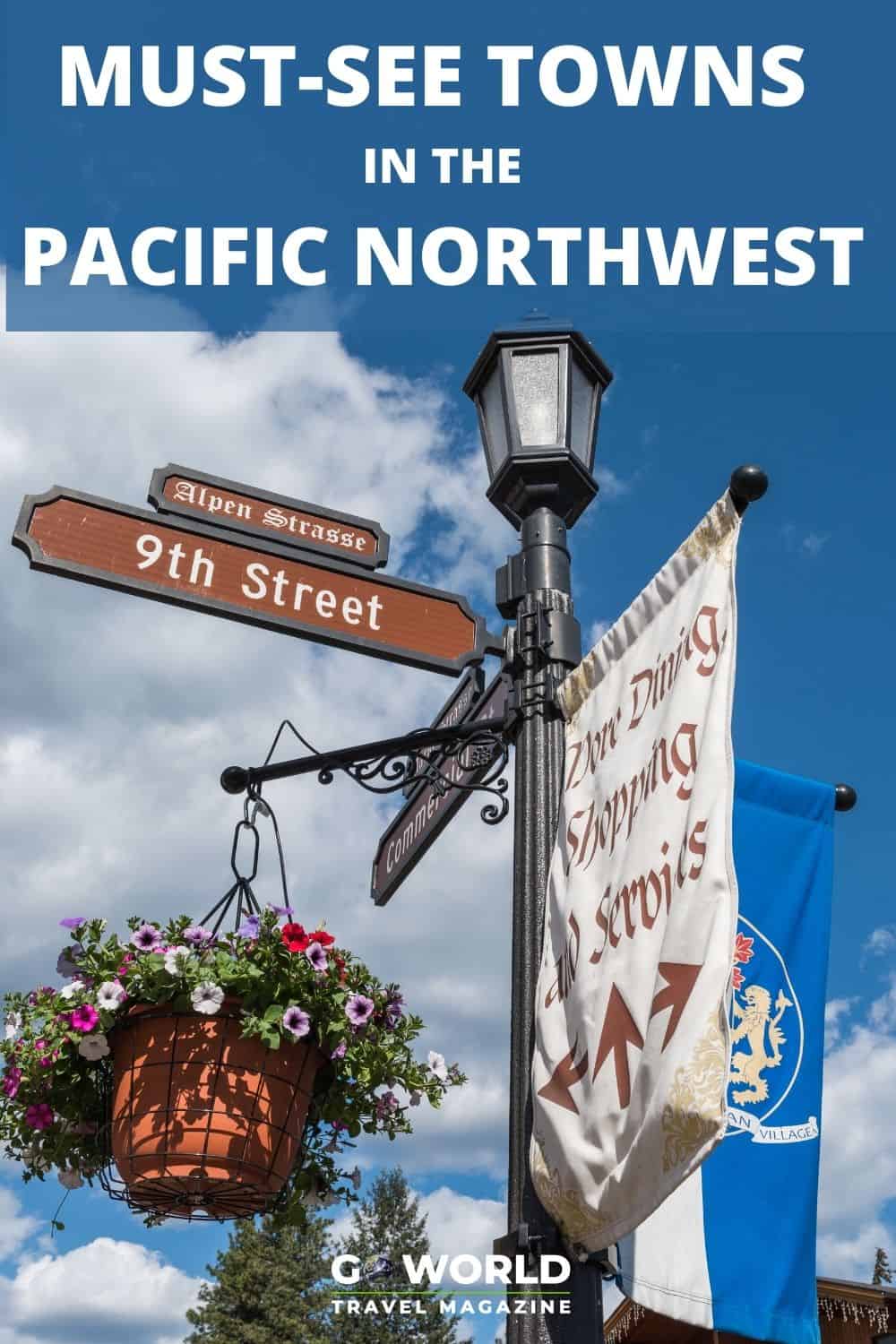 Here are six charming towns to visit and/or spend the night on a Pacific Northwest road trip through beautiful Washington and Oregon. #PNW #pacificnorthwestroadtrip